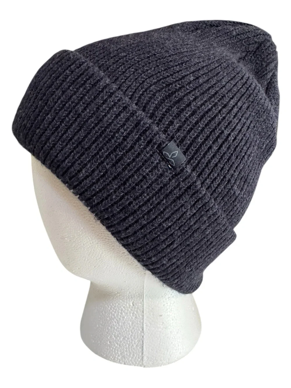 Prana Men’s Ribbed Knit Toren Beanie - Charcoal